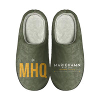 Thumbnail for Mariehamn Airport (MHQ) Slippers & Flip Flops - Slippers - Cotton - Code - Different - Green Army
