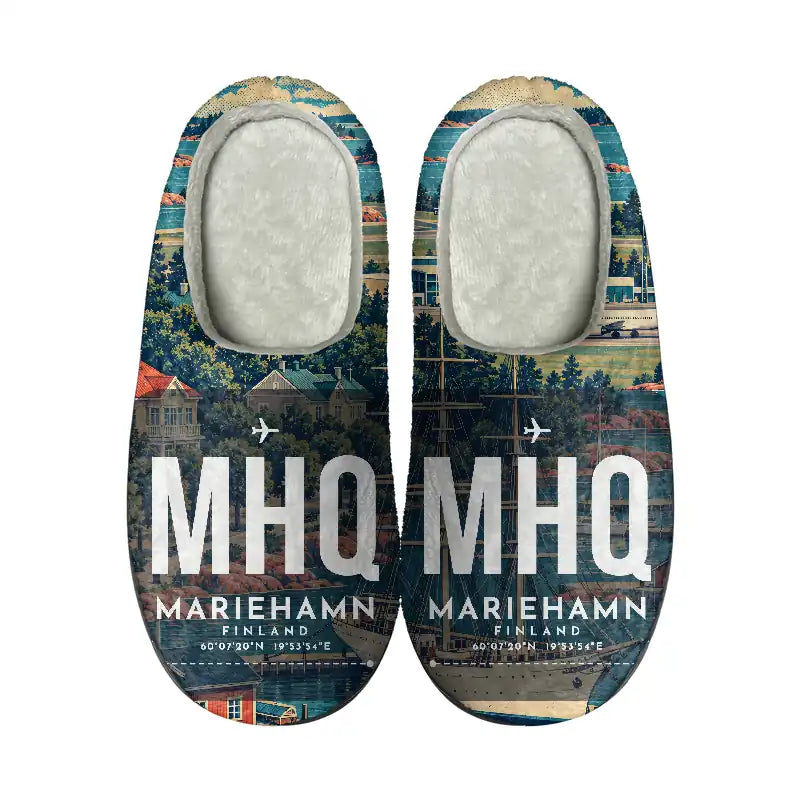 Mariehamn Airport (MHQ) Slippers & Flip Flops - Slippers - Cotton - Scene - Same
