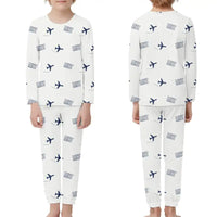 Thumbnail for Manchester–Boston Regional Airport (MHT) Pajamas - Children Pajamas - White