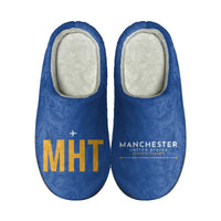 Thumbnail for Manchester–Boston Regional Airport (MHT) Slippers & Flip Flops - Slippers - Cotton - Code - Different - Blue
