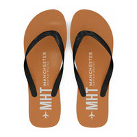 Thumbnail for Manchester–Boston Regional Airport (MHT) Slippers & Flip Flops - Slippers - Flip Flops - Code - Orange