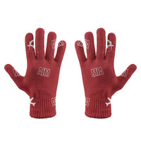 Thumbnail for Miami International Airport (MIA) Gloves - Gloves - Full - Pattern - Red