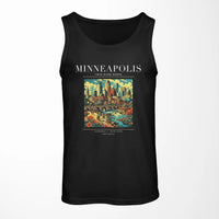 Thumbnail for MINNEAPOLIS - Poster - Tank Top - Black