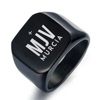 Thumbnail for Región de Murcia International Airport (MJV) Rings - Ring - Black