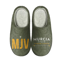 Thumbnail for Región de Murcia International Airport (MJV) Slippers & Flip Flops - Slippers - Cotton - Code - Different - Green Army