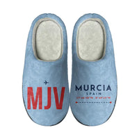 Thumbnail for Región de Murcia International Airport (MJV) Slippers & Flip Flops - Slippers - Cotton - Code - Different - Light Blue