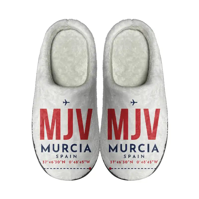 Región de Murcia International Airport (MJV) Slippers & Flip Flops - Slippers - Cotton - Code - Same - White