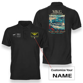 Muskegon County Airport (MKG) Premium Polo T-Shirts