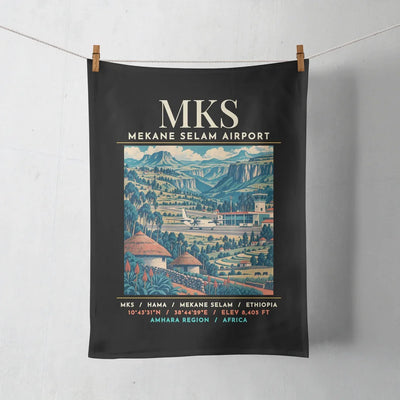 MKS - Poster - Towel - Black