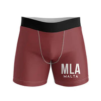 Thumbnail for Malta International Airport (MLA) Men Boxers - Code - Dark Red