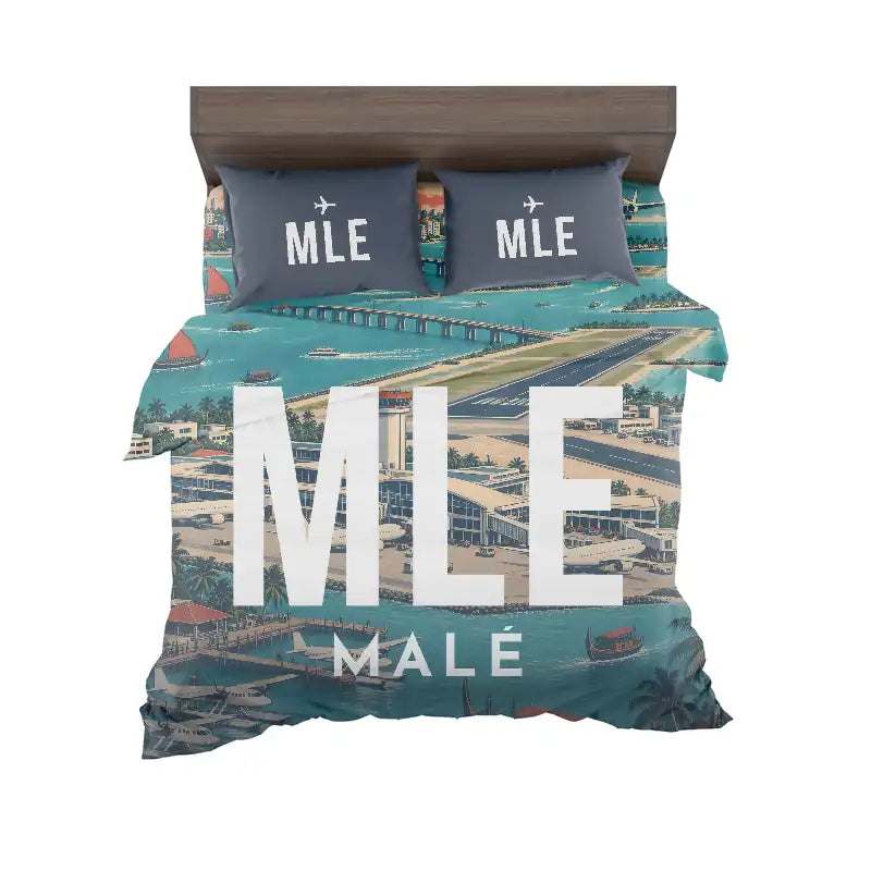 Velana International Airport Malé (MLE) Bedding Sets & Blankets - Bedding Set - Scene