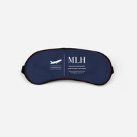 Thumbnail for EuroAirport Basel-Mulhouse-Freiburg (MLH) Sleep Masks - Sleep Mask - Front - Navy Blue