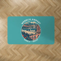 Thumbnail for Morelia International Airport (MLM) Carpets - Carpet Rectangle - Badge - Turquoise