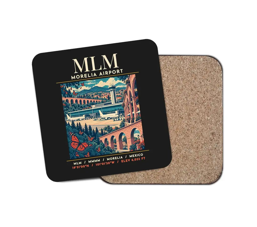 MLM - Poster - Coaster - Black