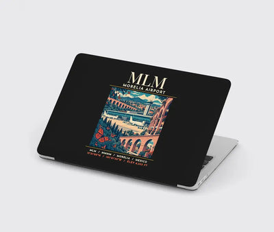 MLM - Poster - MacBook Case - Black