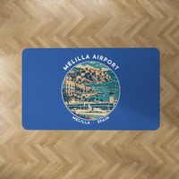 Thumbnail for Melilla Airport (MLN) Carpets - Carpet Rectangle - Badge - Blue