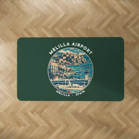 Thumbnail for Melilla Airport (MLN) Carpets - Carpet Rectangle - Badge - Dark Green