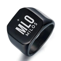 Thumbnail for Milos Airport (MLO) Rings - Ring - Black