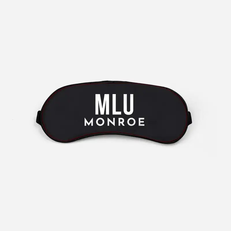 Monroe Regional Airport (MLU) Sleep Masks - Sleep Mask - Code - Black