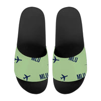 Thumbnail for Monroe Regional Airport (MLU) Slippers & Flip Flops - Slippers - Sport - Pattern - Light Green