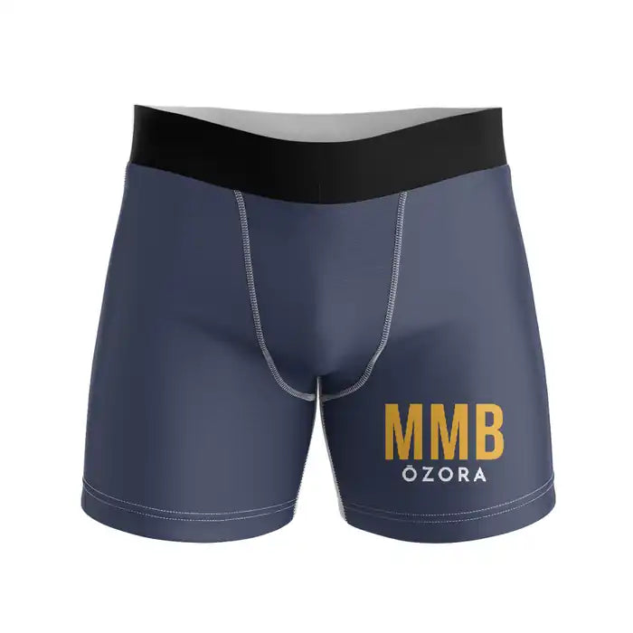 Memanbetsu Airport (MMB) Men Boxers - Code - Navy Blue