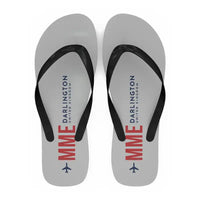 Thumbnail for Teesside International Airport (MME) Slippers & Flip Flops - Slippers - Flip Flops - Code - Light Gray