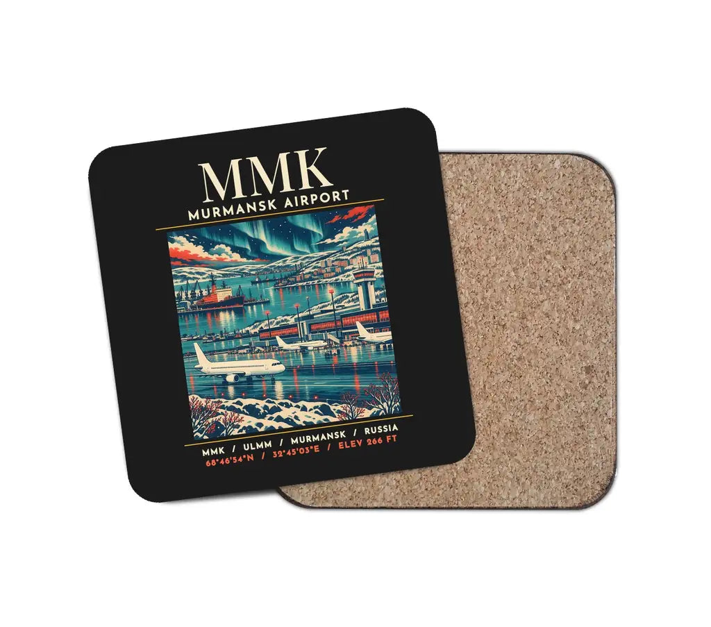 MMK - Poster - Coaster - Black