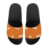Thumbnail for Mobile Regional Airport (MOB) Slippers & Flip Flops - Slippers - Sport - Pattern - Orange