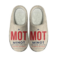 Thumbnail for Minot International Airport (MOT) Slippers & Flip Flops - Slippers - Cotton - Code - Same - Beige
