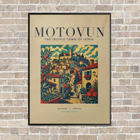 Thumbnail for MOTOVUN - Poster - Canvas Framed - Beige