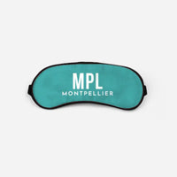 Thumbnail for Montpellier–Méditerranée Airport (MPL) Sleep Masks - Sleep Mask - Code - Turquoise