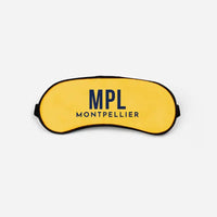 Thumbnail for Montpellier–Méditerranée Airport (MPL) Sleep Masks - Sleep Mask - Code - Yellow
