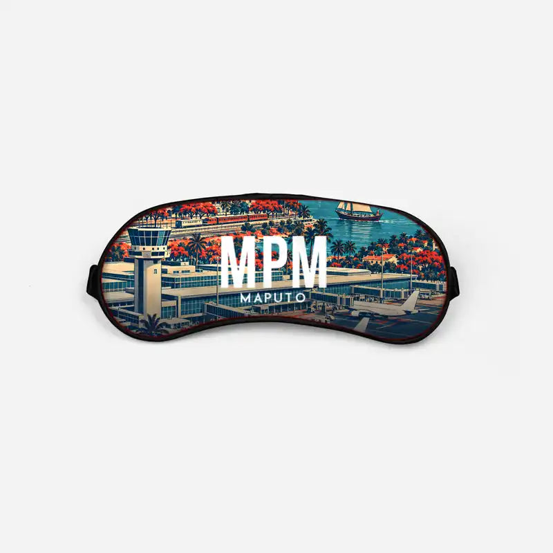 Maputo International Airport (MPM) Sleep Masks - Sleep Mask - Scene