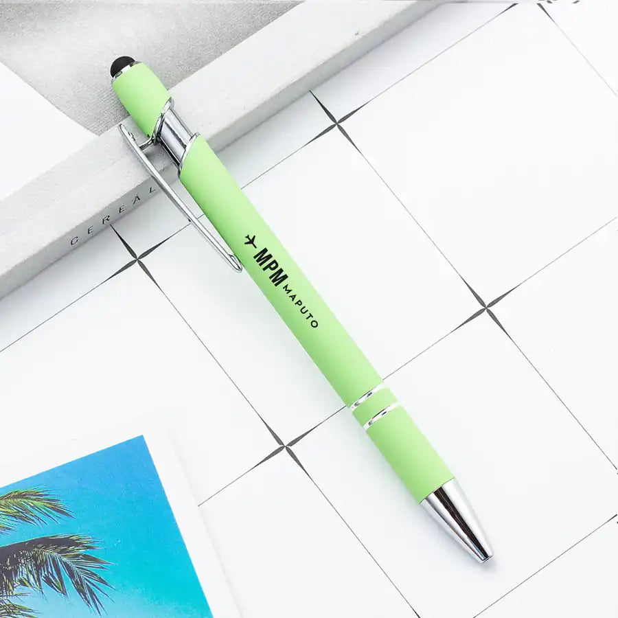 Maputo International Airport (MPM) Pens - touch pen - light green