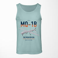 Thumbnail for MQ-1B Predator design on light green tank top
