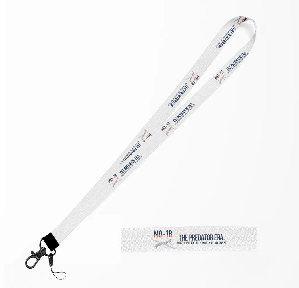 MQ-1B Predator lanyard - white