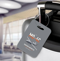 Thumbnail for MQ-4C Triton IFC-4 design on gray acrylic luggage tags, double-side print
