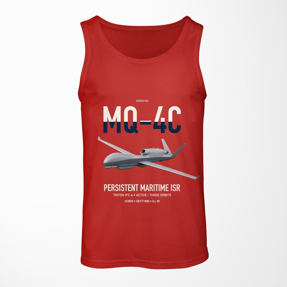 MQ-4C Triton IFC-4 design on red tank top