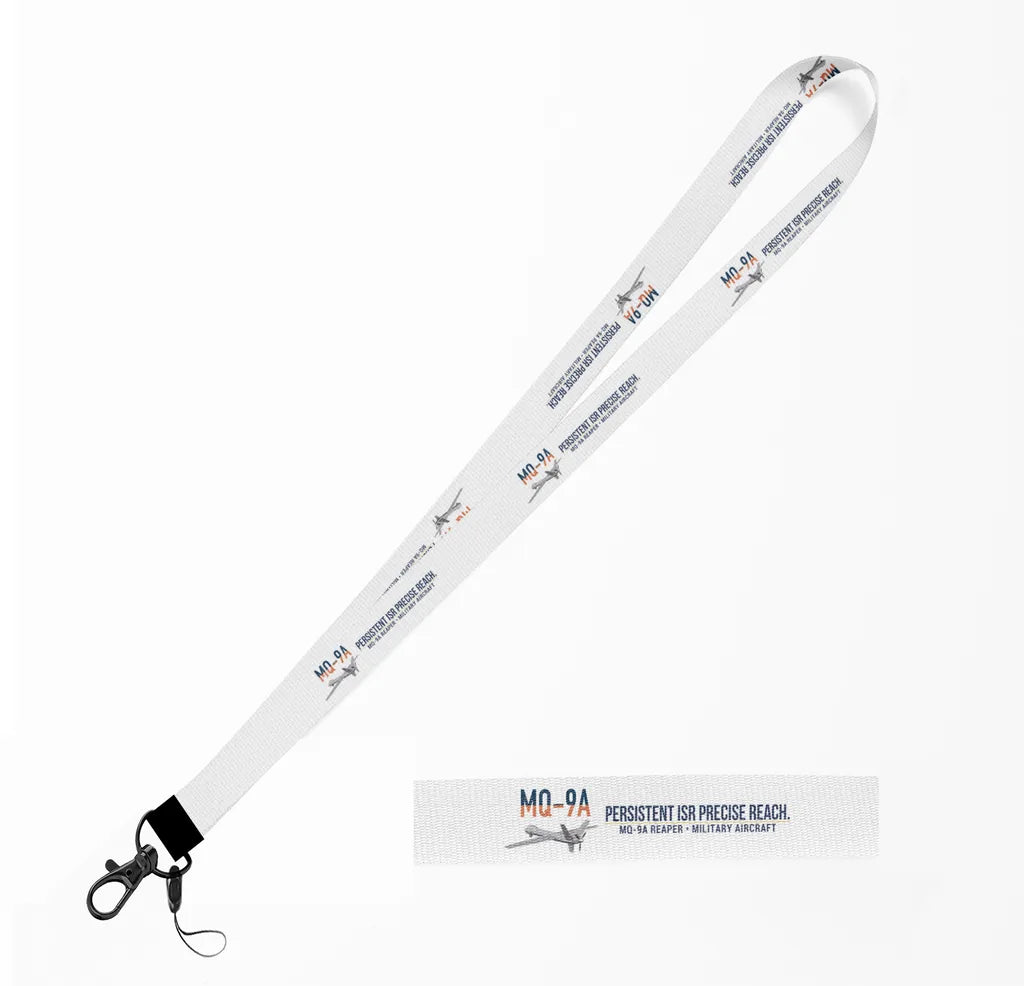 MQ-9A Reaper lanyard - white