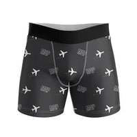 Thumbnail for Kruger Mpumalanga International Airport (MQP) Men Boxers - Pattern - Black