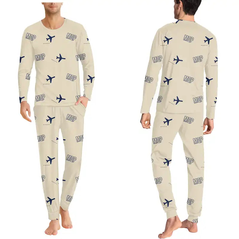 Kruger Mpumalanga International Airport (MQP) Pajamas - Men Pajamas - Beige