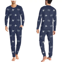 Thumbnail for Kruger Mpumalanga International Airport (MQP) Pajamas - Men Pajamas - Navy Blue