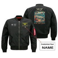Thumbnail for MQP - Poster - Bomber Jacket - Black + NAME