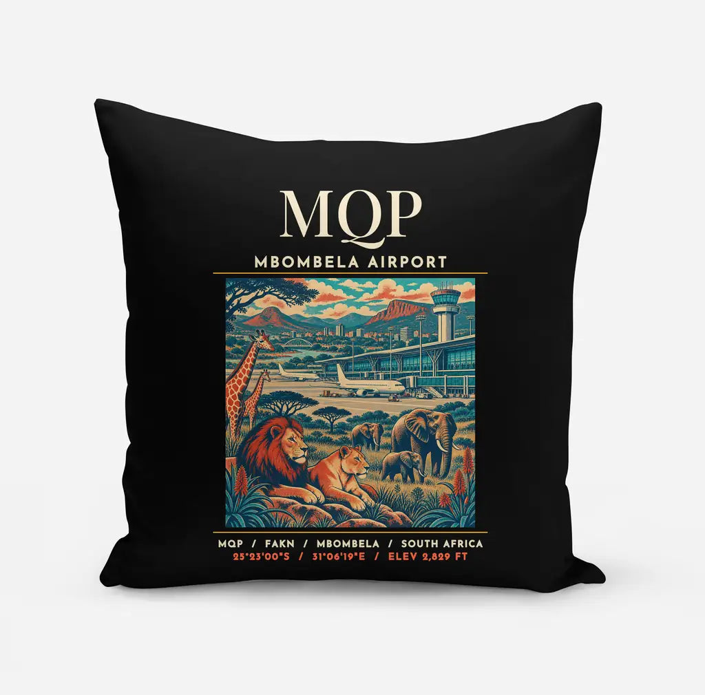 MQP - Poster - Pillow - Black