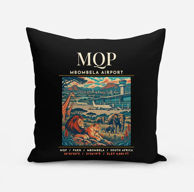 MQP - Poster - Pillow - Black