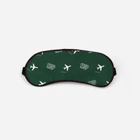 Thumbnail for Kruger Mpumalanga International Airport (MQP) Sleep Masks - Sleep Mask - Pattern - Dark Green