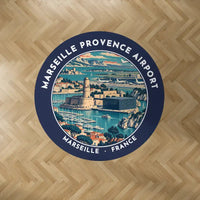 Thumbnail for Marseille Provence Airport (MRS) Carpets - Carpet Round - Badge - Dark Blue