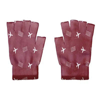 Thumbnail for Plaine Magnien Sir Seewoosagur Ramgoolam International Airport (MRU) Gloves - Gloves - Cut - Pattern - Dark Red