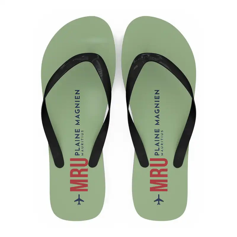 Plaine Magnien Sir Seewoosagur Ramgoolam International Airport (MRU) Slippers & Flip Flops - Slippers - Flip Flops - Code - Light Green