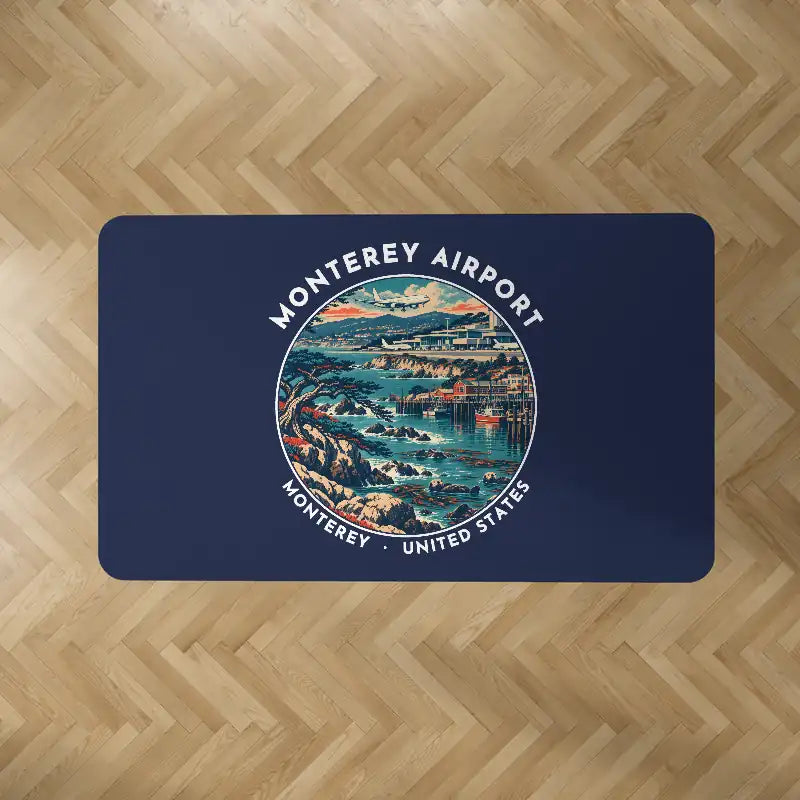Monterey Regional Airport (MRY) Carpets - Carpet Rectangle - Badge - Dark Blue
